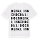 Denklingen ordlek t-shirt