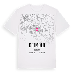 Detmold karta t-shirt – ekologisk bomull t-shirt från Pinshirt