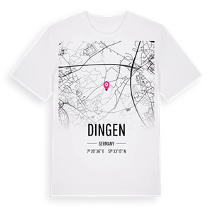 Dingen karta t-shirt – ekologisk bomull t-shirt från Pinshirt