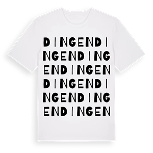 Dingen ordlek t-shirt – ekologisk bomull t-shirt från Pinshirt