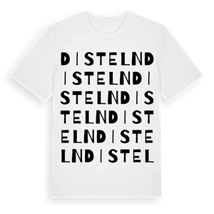 Disteln ordlek t-shirt – ekologisk bomull t-shirt från Pinshirt