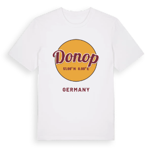 Donop cirkel t-shirt – ekologisk bomull t-shirt från Pinshirt