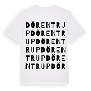 Dörentrup ordlek t-shirt – ekologisk bomull t-shirt från Pinshirt