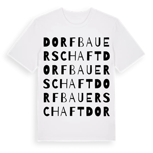 Dorfbauerschaft ordlek t-shirt – ekologisk bomull t-shirt från Pinshirt