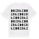Drenke ordlek t-shirt