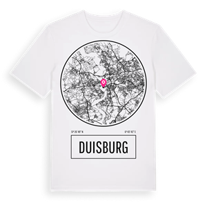 Duisburg t-shirt – ekologisk bomull t-shirt från Pinshirt