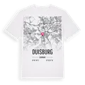 Duisburg karta t-shirt