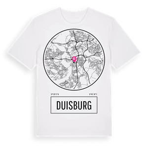 Duisburg t-shirt – ekologisk bomull t-shirt från Pinshirt