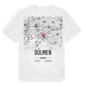 Dülmen karta t-shirt – ekologisk bomull t-shirt från Pinshirt