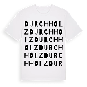 Durchholz ordlek t-shirt – ekologisk bomull t-shirt från Pinshirt