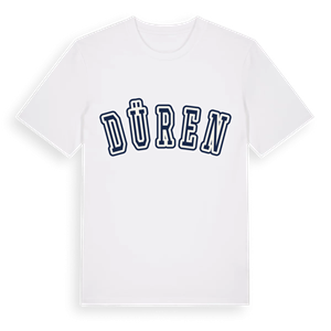 Düren college t-shirt – ekologisk bomull t-shirt från Pinshirt