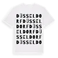 Düsseldorf ordlek t-shirt