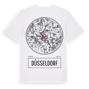 Düsseldorf t-shirt – ekologisk bomull t-shirt från Pinshirt