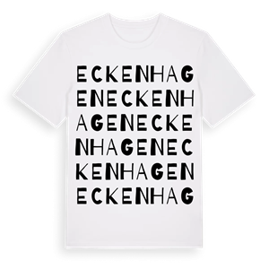 Eckenhagen ordlek t-shirt – ekologisk bomull t-shirt från Pinshirt