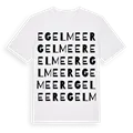 Egelmeer ordlek t-shirt