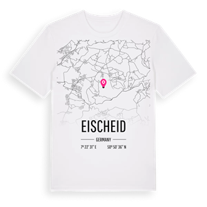 Eischeid karta t-shirt – ekologisk bomull t-shirt från Pinshirt