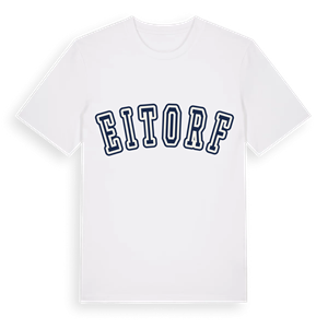 Eitorf college t-shirt – ekologisk bomull t-shirt från Pinshirt
