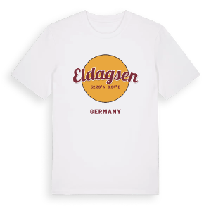 Eldagsen cirkel t-shirt – ekologisk bomull t-shirt från Pinshirt