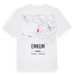 Emkum karta t-shirt – ekologisk bomull t-shirt från Pinshirt
