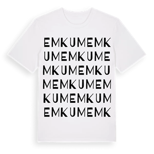 Emkum ordlek t-shirt – ekologisk bomull t-shirt från Pinshirt
