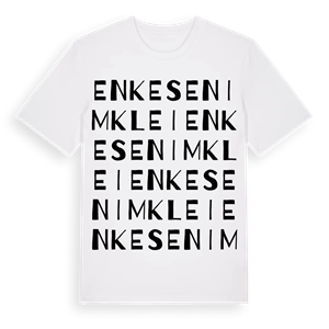 Enkesen im Klei ordlek t-shirt – ekologisk bomull t-shirt från Pinshirt