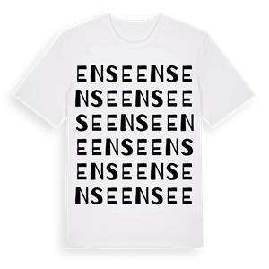 Ense ordlek t-shirt – ekologisk bomull t-shirt från Pinshirt