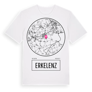 Erkelenz t-shirt – ekologisk bomull t-shirt från Pinshirt