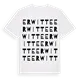 Erwitte ordlek t-shirt