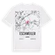 Eschweiler karta t-shirt