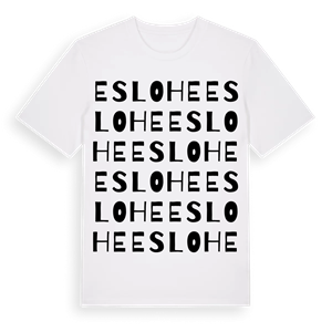 Eslohe ordlek t-shirt – ekologisk bomull t-shirt från Pinshirt