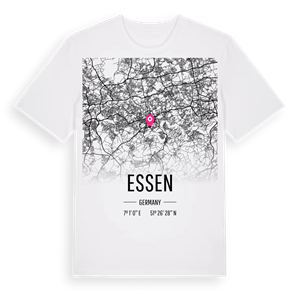 Essen karta t-shirt – ekologisk bomull t-shirt från Pinshirt
