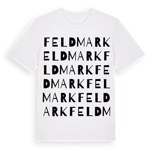Feldmark ordlek t-shirt – ekologisk bomull t-shirt från Pinshirt