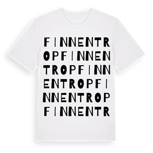 Finnentrop ordlek t-shirt – ekologisk bomull t-shirt från Pinshirt