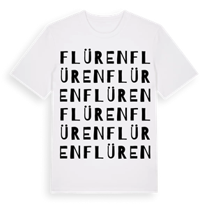 Flüren ordlek t-shirt – ekologisk bomull t-shirt från Pinshirt