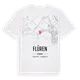 Flüren karta t-shirt