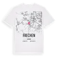 Frechen karta t-shirt