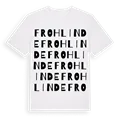 Frohlinde ordlek t-shirt