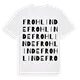 Frohlinde ordlek t-shirt