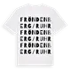 Fröndenberg/Ruhr ordlek t-shirt