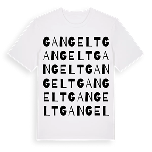 Gangelt ordlek t-shirt – ekologisk bomull t-shirt från Pinshirt