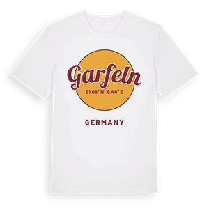 Garfeln cirkel t-shirt – ekologisk bomull t-shirt från Pinshirt