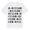 Garfeln ordlek t-shirt