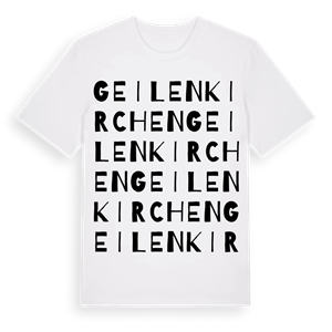 Geilenkirchen ordlek t-shirt – ekologisk bomull t-shirt från Pinshirt