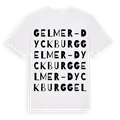 Gelmer-Dyckburg ordlek t-shirt