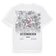 Gelsenkirchen karta t-shirt