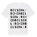 Gelsenkirchen ordlek t-shirt