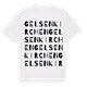 Gelsenkirchen ordlek t-shirt