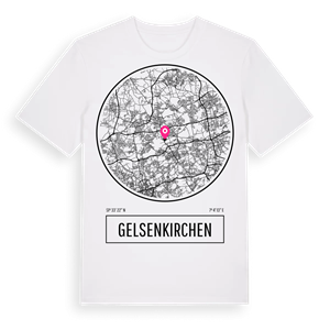 Gelsenkirchen t-shirt – ekologisk bomull t-shirt från Pinshirt