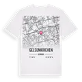 Gelsenkirchen karta t-shirt