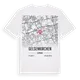 Gelsenkirchen karta t-shirt